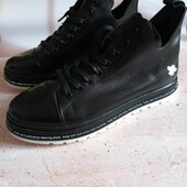 Жіночі сапоги натуральна шкіра демі