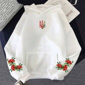 Толстовка худи оверсайз на флисе