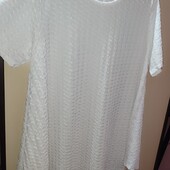 Красивая белоснежная туника на 54+56 р