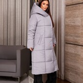 Женская зимняя куртка оверсайз пальто
