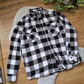 Тепла, байкова сорочка в клітинку, якість супер, М