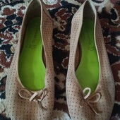 Шкіряні балетки р.40