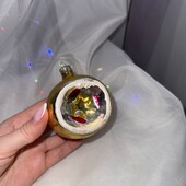 Винтаж. Стеклянная елочная игрушка