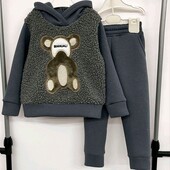 Костюм Полотно: 3-х нитка Фліс піньє  + Тедді на ріст 152-158