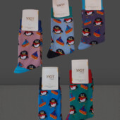 Шкарпетки 6 пар асорті кольорів підліткові