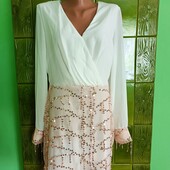 Нова вечірна святкова сукня з блискітками ChicMe. Розмір - S,M.