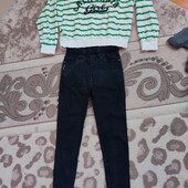 Комплект=легенси та кофтинка розмір 146