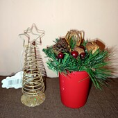 ❣️Новорічний декор: 2 міні-ялиночки❣️