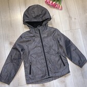 Куртка вітрова на флісі 7-8років.