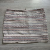Розпродаж!!! Брендовая коттоновая юбка в хорошем состояниир.16-18