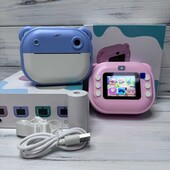 Викуп кожен день! Дитячий фотоапарат миттєвого друку, 24 Мп, термопринтер