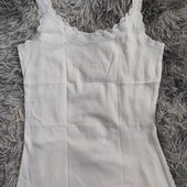 Женская майка на тоненьких брительках от Esmara, M, рубчик