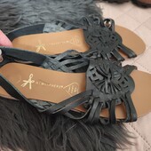 Atmosphere uk5 38p шкіряні плетeні сандалі