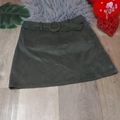 Спідниця імітація замши