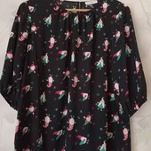 Шифонова нарядна блуза на пишні форми. Розмір наш 54