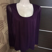 Розпродаж!!! Брендовая красивая шифоновая блуза р.10-12