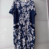 Сукня батального розміру з рельєфним візерунком