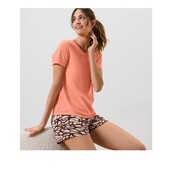 Шорти для дому та сну, суміш органічної бавовни та віскози від tchibo(німеччина) розмір 44 евро