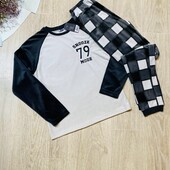 Підліткова тепла велюрова піжама для хлопчика 146/152 см