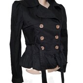 Легка, коротка куртка, тренч, жакет, Influence, S/M, з баскою.