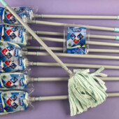 Швабра з телескопічною ручкою aquapur 8123