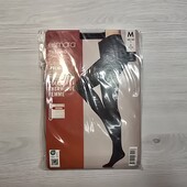 Есмара! Капронові жіночі термо колготки 36/38 євро, 80 ден, чорні! Лот 7