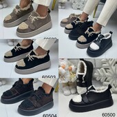 36-41 рр зимові черевики з овчини на платформі чорний, коричневий, капучино
