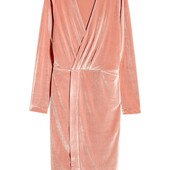 Шикарное пудровое платье к новому году от h&m 40р