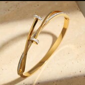 Жорсткий браслет stainless steel нержавіюча сталь 21