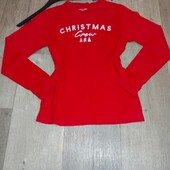 Кофта трикотаж.Новорічний принт