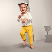 Качественные яркие штанишки из органического хлопка, Tchibo (Германия) размер 86-92