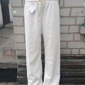 Новые утеплённые вельветовые штаны Л