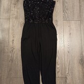 Комбинезон трикотажный с паетками 6-8 лет лет.