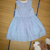 Платье с ромашками для девочки 2-3года