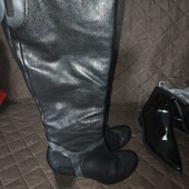 Утеплені чоботи Clarks uk6 натуральна шкіра