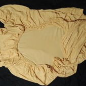 Трикотажна, щільна простинь/простирадло145х200х43см.