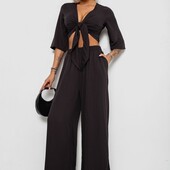 Брючний чорний костюм "Ager"