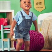 Бомба! Акція!! Комплект 2 шт джинсових комбинезони 74 см Lupilu Німеччина