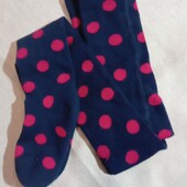 Колготки з високим вмістом бавовни та утепленою п'ятою від Tchibo(Німеччина) розмір 110-116