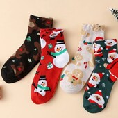 4 пары Новогодних Рождественских носочков