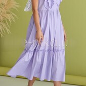 Платье, сарафан летнее сиреневое. Хлопок 100%. Новое