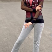 Женский трикотажный костюм турецкий тройка штаны кофта футболка.