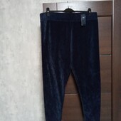 Новые брендовые трикотажные брюки скинни в рубчик р.20.