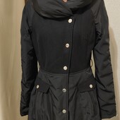 Шикарное, комбинированное пальто от Karen Miller