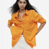 Льняна оверсайз сорочка, S