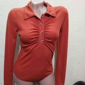 Кофточка боді в рубчік 8/36 розміру,в грудях 98-106 см.
