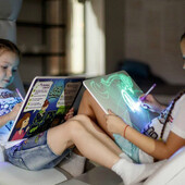 ✨ Рисуй светом детский набор для рисования А5 размер коробки 21.5х15 см