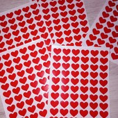 Наклейки серця