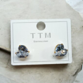 Сережки Stainless steel нержавіюча сталь 8мм