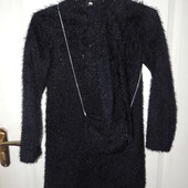 платье травка состояние нового с сумочкой 128-140 см